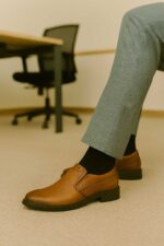 کفش مجلسی چرم طبیعی مردانه مدل هیرو بدون بند-فروشگاه تبریزپا