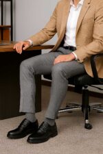 کفش بلک‌استار افسری مردانه چرم طبیعی، محصول فروشگاه تبریزپا