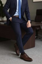 کفش مجلسی چرم طبیعی دیاموند افسری بندی | خرید اقساطی - تصویر 10