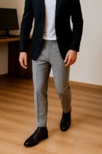 کفش مردانه مجلسی چرم طبیعی دیاموند سرپنجه بندی-رنگ مشکی- فروشگاه تبریزپا