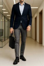 کفش مجلسی مردانه چرم طبیعی دیاموند هشترک بندی-تبریزپا