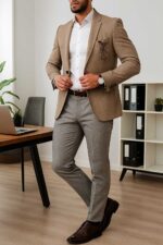 کفش مجلسی مردانه چرم طبیعی دیاموند هشترک بندی-تبریزپا