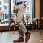 کفش مجلسی چرم طبیعی نئو بدون بند - تصویر 12