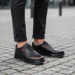 کفش اسپرت آتلانتیس بندی دورنگ اسپرت چرم طبیعی - فروشگاه تبریزپا