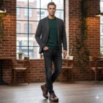 کفش روزمره چرم طبیعی نوا بندی مردانه-تبریزپا