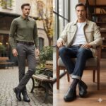 کفش فلیکس تابستانی بی بند مردانه چرم طبیعی – کفش چرمی تابستانی شبک و راحت-تبریزپا