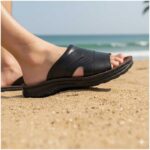 صندل دمپایی چرم طبیعی سبک و شیک تابستانی-ونیز-تبریزپا