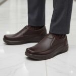 کفش نوا بدون‌بند مردانه چرم طبیعی، محصول فروشگاه تبریزپا