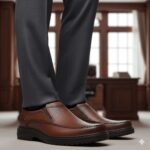 کفش نوا بدون‌بند مردانه چرم طبیعی، محصول فروشگاه تبریزپا