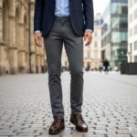 کفش استیل بندی چرمی طبیعی مردانه شیک و مقاوم – فروشگاه تبریزپا