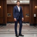 کفش کریستال بندی مردانه چرم طبیعی-محصول فروشگاه تبریزپا