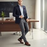 کفش مردانه مجلسی چرم طبیعی آریو بندی-تبریپا