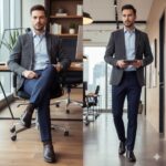 کفش مانا بدون بند مردانه تابستانی چرم طبیعی-محصول فروشگاه تبریزپا