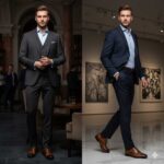 کفش مجلسی چرم طبیعی دیاموند بندی- رنگ عسلی- فروشگاه تبریزپا