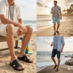 صندل دمپایی تابستانی مردانه چرم طبیعی-برلین-فروشگاه تبریزپا