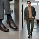 کفش مجلسی مردانه چرم آوالون بدون بند-رنگ قهوه ای-فروشگاه تبریزپا