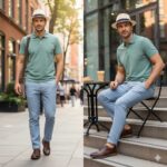 کفش لیو بندی چرم طبیعی مردانه اسپرت- رنگ عسلی- فروشگاه تبریزپا