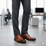 کفش چرم طبیعی دیاموند مردانه بنددار-رنگ عسلی-تبریزپا