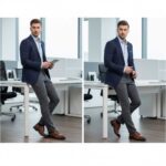 کفش لورنس بندی مردانه چرم طبیعی – رنگ عسلی - فروشگاه تبریزپا