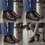 کفش لورنس بندی مردانه چرم طبیعی – رنگ قهوه ای - فروشگاه تبریزپا