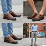 کفش چرمی تابستانی مردانه سانی-رنگ عسلی-فروشگاه تبریزپا