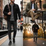 کفش انرژی پلاس نابوک مردانه چرم طبیعی اسپرت – رنگ مشکی - فروشگاه تبریزپا