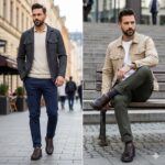 کفش اسپرت انرژی بندی مردانه چرم طبیعی - رنگ قهوه ای – فروشگاه تبریزپا