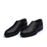 کفش آیرون مردانه چرم طبیعی - رنگ قهوه ای - محصول فروشگاه تبریزپا