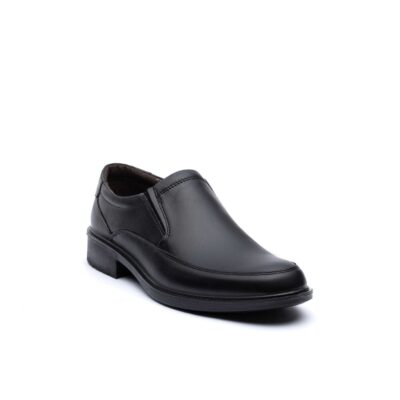 کفش مجلسی مردانه چرم نئو س بی بند-نمای جلو-تبریزپا