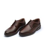 کفش مردانه مجلسی چرم زوما بندی-قهوه ای-تبریزپا