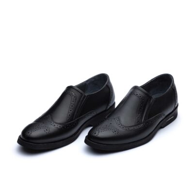 کفش آدرینا بی بنده چرم طبیعی - رنگ مشکی - فروشگاه تبریزپا