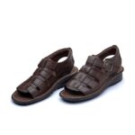 کفش کلارک روزمره چرم طبیعی شیک و راحت تابستانی- رنگ قهوه ای-- نیترو- فروشگاه تبریزپا