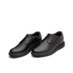 کفش پاور بندی چرم طبیعی و زیره مقاوم- رنگ قهوه ای-فروشگاه تبریزپا