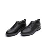 کفش لیو بندی چرم طبیعی مردانه اسپرت- رنگ مشکی- فروشگاه تبریزپا