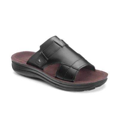 صندل دمپایی تابستانی مردانه چرم طبیعی-برلین-فروشگاه تبریزپا