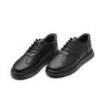 کفش واریور بندی مردانه چرم طبیعی –رنگ مشکی- محصول اسپرت فروشگاه تبریزپا