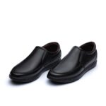 کفش آوا زیگزال بی بند مردانه با رویه چرم طبیعی و طراحی شیک، مناسب استفاده روزمره- فروشگاه تبریزپا