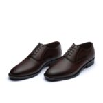 کفش چرم طبیعی دیاموند مردانه بنددار-رنگ مشکی-تبریزپا