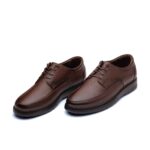 کفش آوا بندی مردانه چرم طبیعی - رنگ قهوه ای - فروشگاه تبریزپا