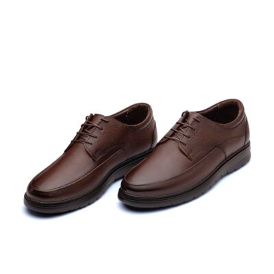 کفش آوا بندی مردانه چرم طبیعی - رنگ قهوه ای - فروشگاه تبریزپا